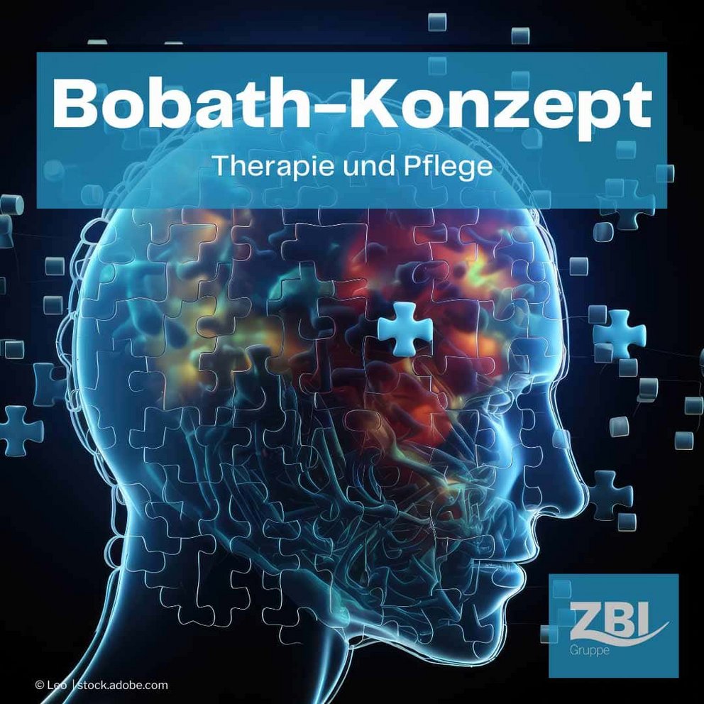 Vorschaubild des Blogposts Bobath-Konzept. Grafische Darstellung eines Kopfes. Davor Puzzle-Teile, die als Gedächtnisrätselneuronen symbolisch dargestellt werden. Copyright: Leo über stock.adobe.com